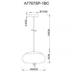 Подвесной светодиодный светильник Arte Lamp A7767SP-1BC