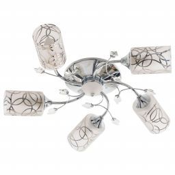 Люстра ЭкономСвет 7104/5CR WT (EKONOMSVET 7104/5CR WT)