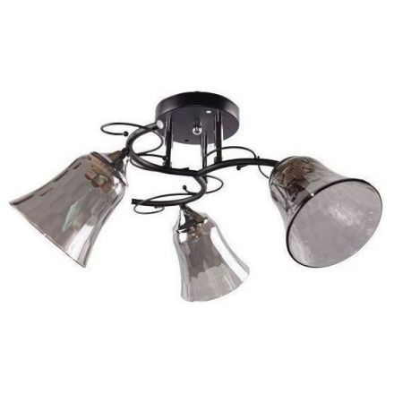 Люстра ЭкономСвет 12237/3CR+BK GR