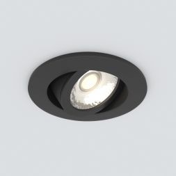 Встраиваемый точечный светильник Elektrostandard 15272/LED черный