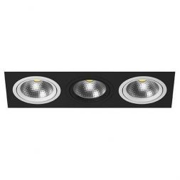 Встраиваемый точечный светильник i837600706 черный/белый Intero 111 Lightstar