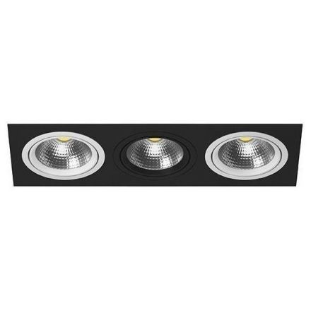 Встраиваемый точечный светильник i837600706 черный/белый Intero 111 Lightstar