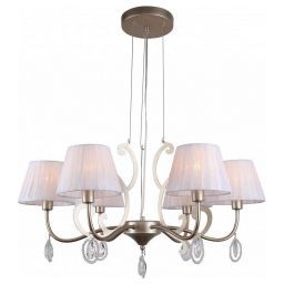 Люстра Linvel LV 9139/6 Анюта Античное серебро E14 40W (LINVEL LV 9139/6 Анюта Античное серебро E14 40W)