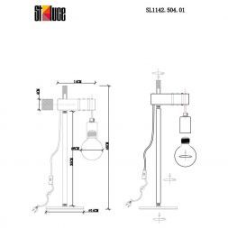 Настольная лампа Evoluce SL1142.504.01 BAGETTI