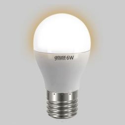 Лампа светодиодная Gauss Elementary LED шар 6W E27 4100K