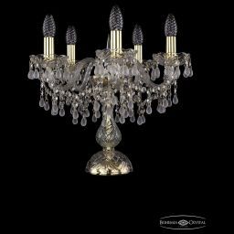 Настольная лампа Bohemia Ivele Crystal 1410L/5/141-39/G/V0300 (BOHEMIA 1410L/5/141-39/G/V0300) Настольная лампа Bohemia Ivele Crystal 1410L/5/141-39/G/V0300 (BOHEMIA 1410L/5/141-39/G/V0300)