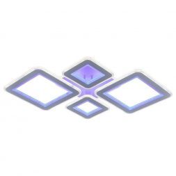 Светодиодная люстра Profit Light 8009/2+2 WHT (BL+YL)