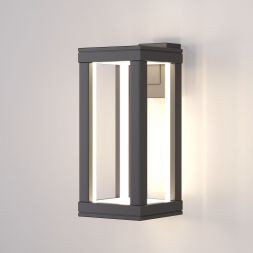 Уличный настенный светодиодный светильник Frame LED IP54 Elektrostandard 1527 TECHNO LED серый