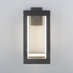 Уличный настенный светодиодный светильник Frame LED IP54 Elektrostandard 1527 TECHNO LED серый