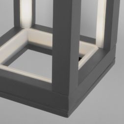 Уличный настенный светодиодный светильник Frame LED IP54 Elektrostandard 1527 TECHNO LED серый