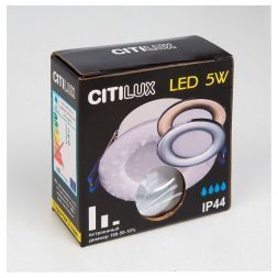 Встраиваемый светодиодный светильник Citilux Акви CLD008010