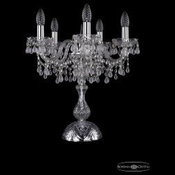 Настольная лампа Bohemia Ivele Crystal 1410L/5/141-47/Ni/V0300