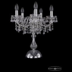 Настольная лампа Bohemia Ivele Crystal 1410L/5/141-47/Ni/V0300 (BOHEMIA 1410L/5/141-47/Ni/V0300)