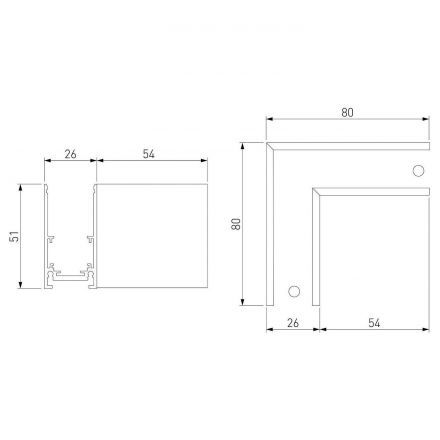 Slim Magnetic Коннектор угловой для накладного шинопровода белый 85090/11 Elektrostandard