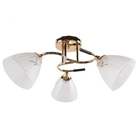 Люстра ЭкономСвет 12238/3FGD+BK WT