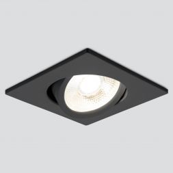 Встраиваемый точечный светильник Elektrostandard 15273/LED черный