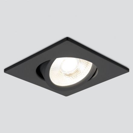 Встраиваемый точечный светильник Elektrostandard 15273/LED черный