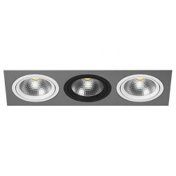 Встраиваемый точечный светильник i839060706 серый/белый/черный Intero 111 Lightstar