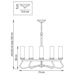 Подвесная люстра Lightstar Flume 723085