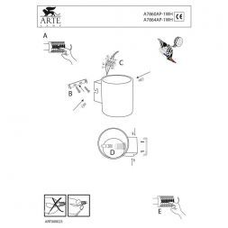 Бра Arte Lamp A7860AP-1WH