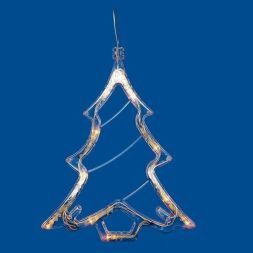 Фигура светодиодная на батарейках Uniel ULD-H1620-010/STA/3AAA WARM WHITE IP20 XMAS TREE