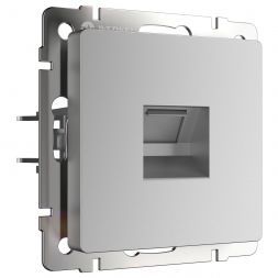 Розетка ТФ Werkel RJ-11 W1182006 серебро (WL06-RJ-11)