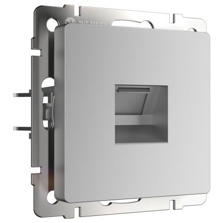 Розетка ТФ Werkel RJ-11 W1182006 серебро (WL06-RJ-11)