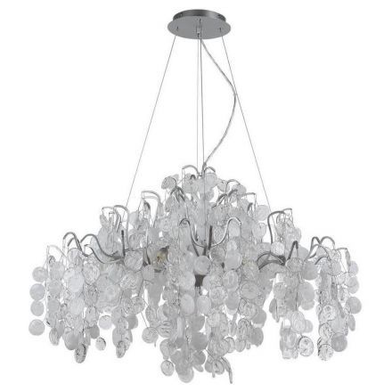 Подвесная люстра Crystal Lux Tenerife SP9 Silver