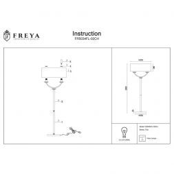 Торшер Freya Tina FR5034FL-02CH