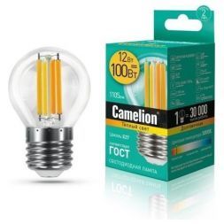Светодиодная лампа Camelion LED12-G45-FL/830/E27