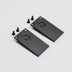 Торцевая заглушка для накладного трекового шинопровода MKA-2S-EC-B Черный