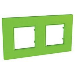 Рамка 2-ая Schneider Electric Unica Quadro Киви MGU4.704.28