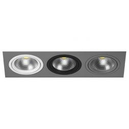Встраиваемый точечный светильник i839060709 серый/белый/черный Intero 111 Lightstar