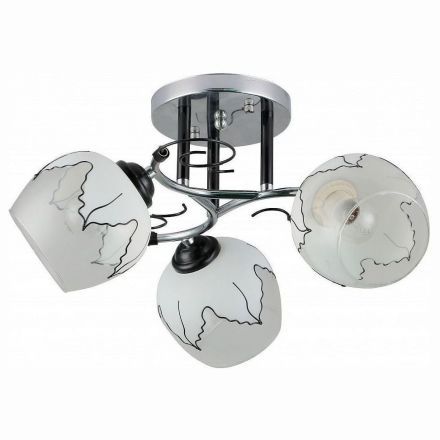 Люстра Linvel LV 9306/3 Эвелин Хром/черный