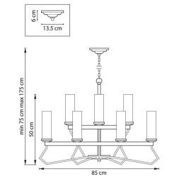 Подвесная люстра Lightstar Flume 723125