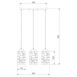 Подвес Eurosvet 50002/3 хром