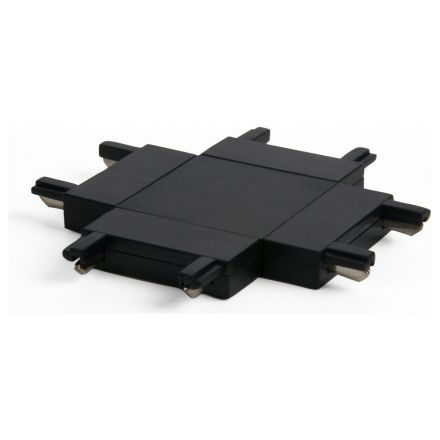 Flat Magnetic Четырёхсторонний соединитель для накладного шинопровода (чёрный) Elektrostandard