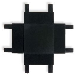 Flat Magnetic Четырёхсторонний соединитель для накладного шинопровода (чёрный) Elektrostandard