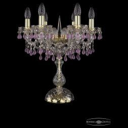 Настольная лампа Bohemia Ivele Crystal 1410L/6/141-47/G/V7010