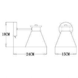 Настенное бра Arte Lamp A1031AP-1WH