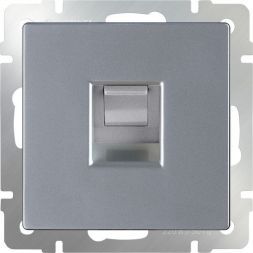 Розетка компьютерная Werkel RJ-45 W1181006 серебро (WL06-RJ-45)