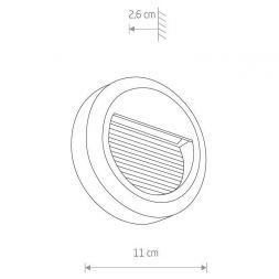 Встраиваемый светильник Nowodvorski Sidewalk Round Led 8147