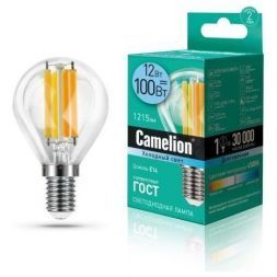 Светодиодная лампа Camelion LED12-G45-FL/845/E14