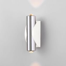 Настенный светодиодный светильник Steel LED Elektrostandard 40109/LED белый/сталь