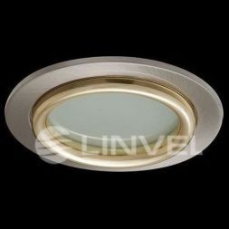 Светильник встраиваемый Linvel DS82-4 SN/G со стеклом под G9