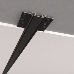 Flat Magnetic Шинопровод встраиваемый (2м) чёрный Elektrostandard