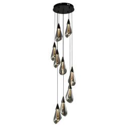 Подвесной светодиодный светильник G52137/9BK+GD SM Gerhort