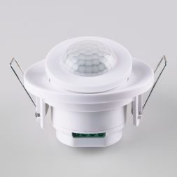 Инфракрасный датчик движения Elektrostandard SNS-M-12 8m 2,2-4m 800W IP20 360 Белый