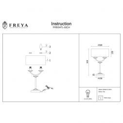 Настольная лампа Freya Tina FR5034TL-02CH