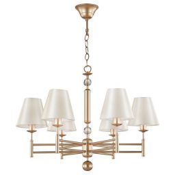 Подвесная люстра Crystal Lux FLAVIO SP6 GOLD (CRYSTAL-LUX FLAVIO SP6 GOLD)